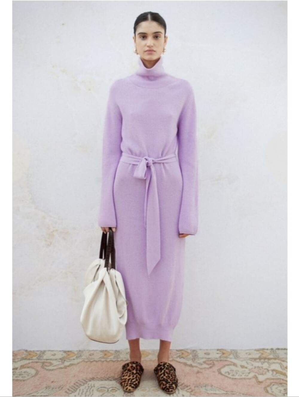 Nanushka Canaan Knit Turtleneck Dress